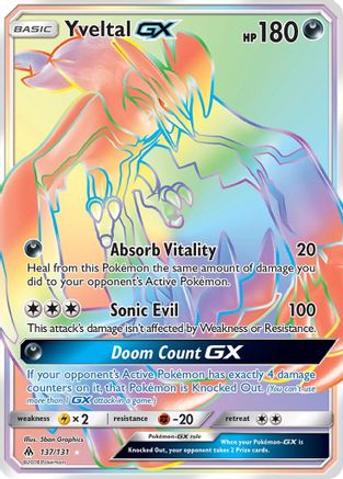 Yveltal GX (Secret) - SM - Forbidden Light #137