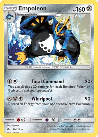 Empoleon - SM - Forbidden Light #81