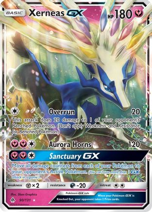 Xerneas GX - SM - Forbidden Light #90