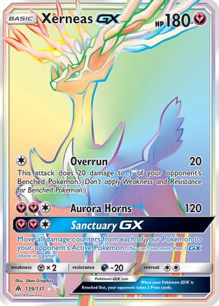 Xerneas GX (Secret) - SM - Forbidden Light #139