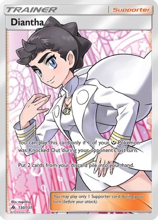 Diantha (Full Art) - SM - Forbidden Light #130