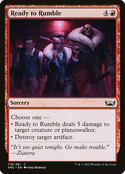 Ready to Rumble — SNC — 119