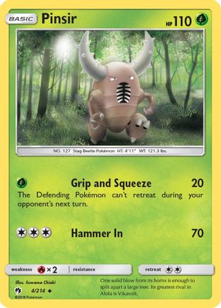 Pinsir - SM - Lost Thunder #4