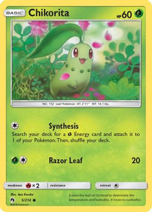 Chikorita (5) - SM - Lost Thunder #5