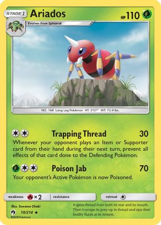 Ariados - SM - Lost Thunder #10