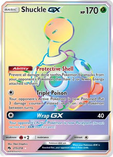 Shuckle GX (Secret) - SM - Lost Thunder #215