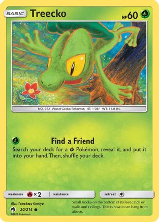 Treecko - SM - Lost Thunder #20