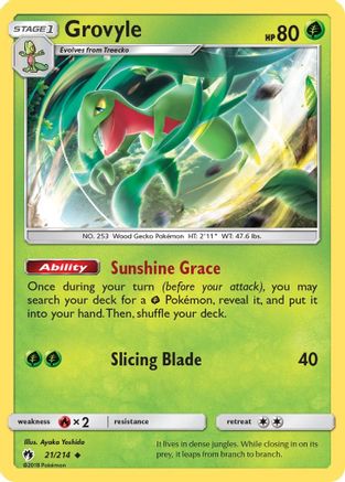 Grovyle - SM - Lost Thunder #21