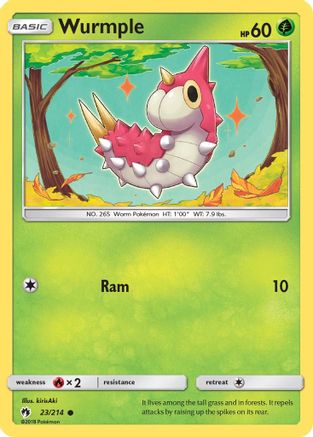 Wurmple (23) - SM - Lost Thunder #23