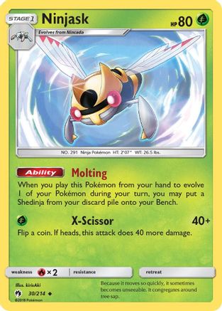 Ninjask - SM - Lost Thunder #30