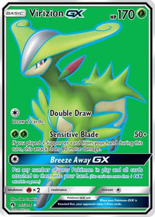 Virizion GX (Full Art) - SM - Lost Thunder #197