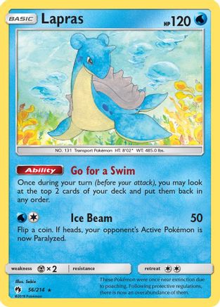 Lapras - SM - Lost Thunder #56