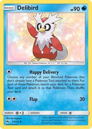 Delibird - SM - Lost Thunder #57