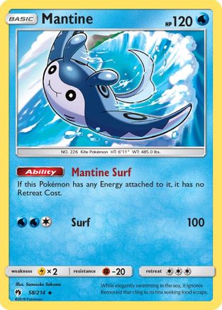 Mantine - SM - Lost Thunder #58
