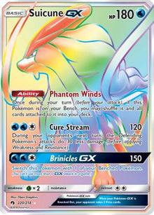 Suicune GX (Secret) - SM - Lost Thunder #220