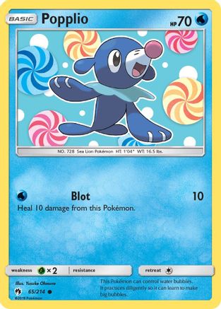 Popplio (65) - SM - Lost Thunder #65