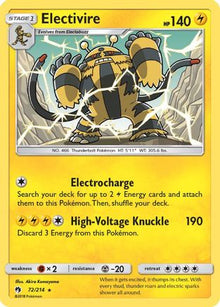 Electivire - SM - Lost Thunder #72