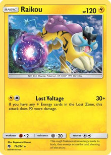 Raikou - SM - Lost Thunder #79