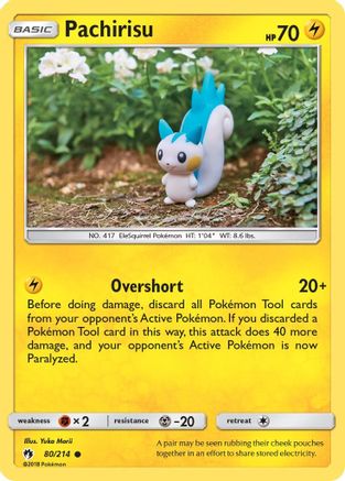 Pachirisu - SM - Lost Thunder #80