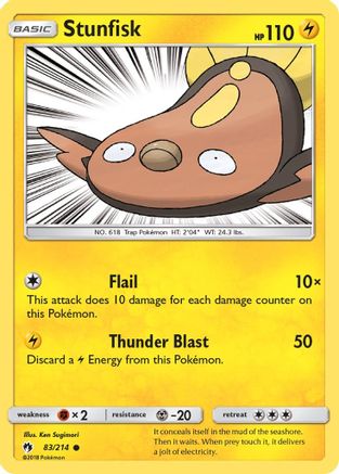 Stunfisk - SM - Lost Thunder #83