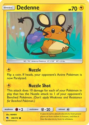 Dedenne (84) - SM - Lost Thunder #84