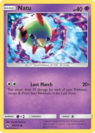 Natu - SM - Lost Thunder #87