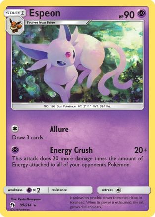 Espeon - SM - Lost Thunder #89