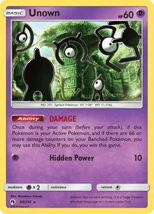 Unown (90) - SM - Lost Thunder #90