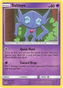 Sableye - SM - Lost Thunder #96