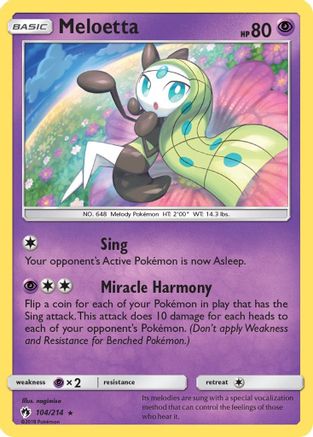 Meloetta - SM - Lost Thunder #104