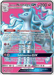 Alolan Ninetales GX (Full Art) - SM - Lost Thunder #205
