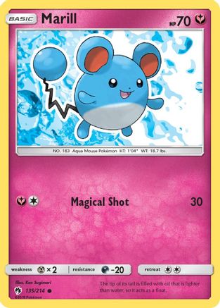 Marill - SM - Lost Thunder #135