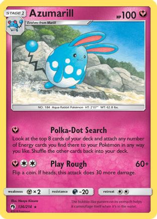 Azumarill - SM - Lost Thunder #136