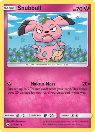 Snubbull - SM - Lost Thunder #137