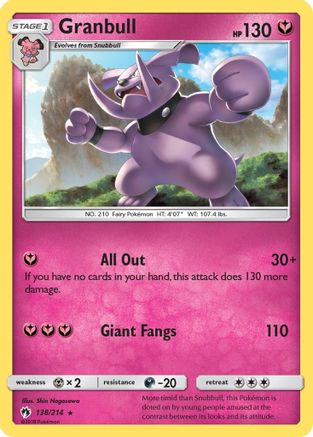 Granbull - SM - Lost Thunder #138