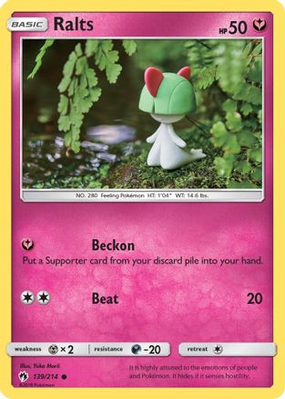 Ralts - SM - Lost Thunder #139