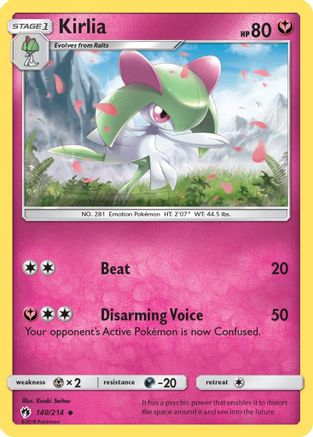 Kirlia - SM - Lost Thunder #140