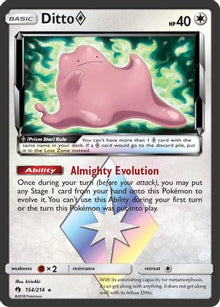 Ditto Prism Star - SM - Lost Thunder #154