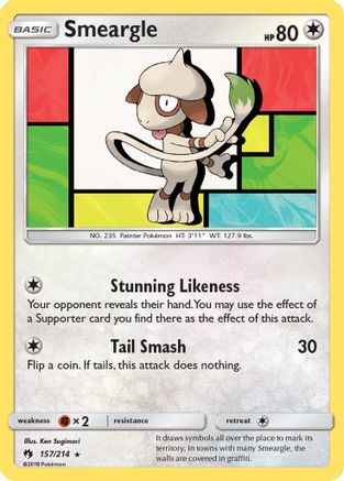 Smeargle - SM - Lost Thunder #157