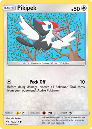 Pikipek (163) - SM - Lost Thunder #163