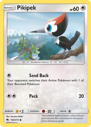 Pikipek (164) - SM - Lost Thunder #164