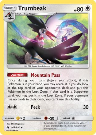 Trumbeak - SM - Lost Thunder #165