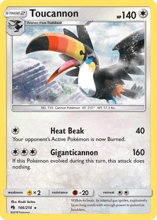 Toucannon - SM - Lost Thunder #166