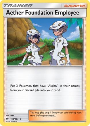 Aether Foundation Employee - SM - Lost Thunder #168