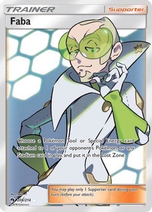 Faba (Full Art) - SM - Lost Thunder #208