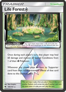 Life Forest Prism Star - SM - Lost Thunder #180