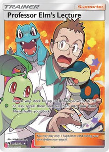 Professor Elm's Lecture (Full Art) - SM - Lost Thunder #213