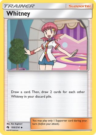 Whitney - SM - Lost Thunder #193