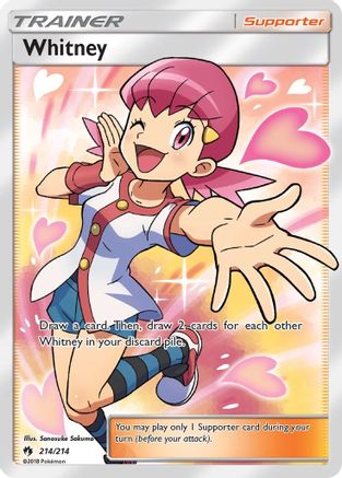 Whitney (Full Art) - SM - Lost Thunder #214