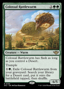 *Foil Colossal Rattlewurm — OTJ — 159